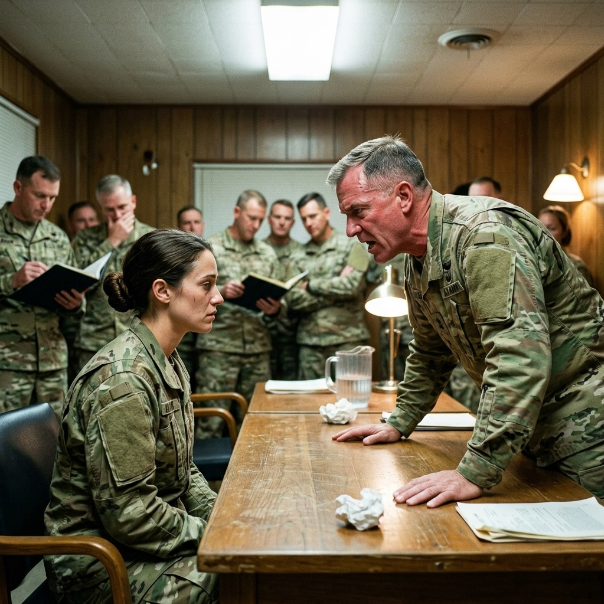 I was a HIGHLY DECORATED operative, but the ARROGANT General publicly MOCKED my record in a PACKED briefing room. I stood my ground to DEFEND my honor, yet initially, the room remained STUNNED and SILENT with NO RESOLUTION. WILL HE GET AWAY WITH THIS DISRESPECT?!