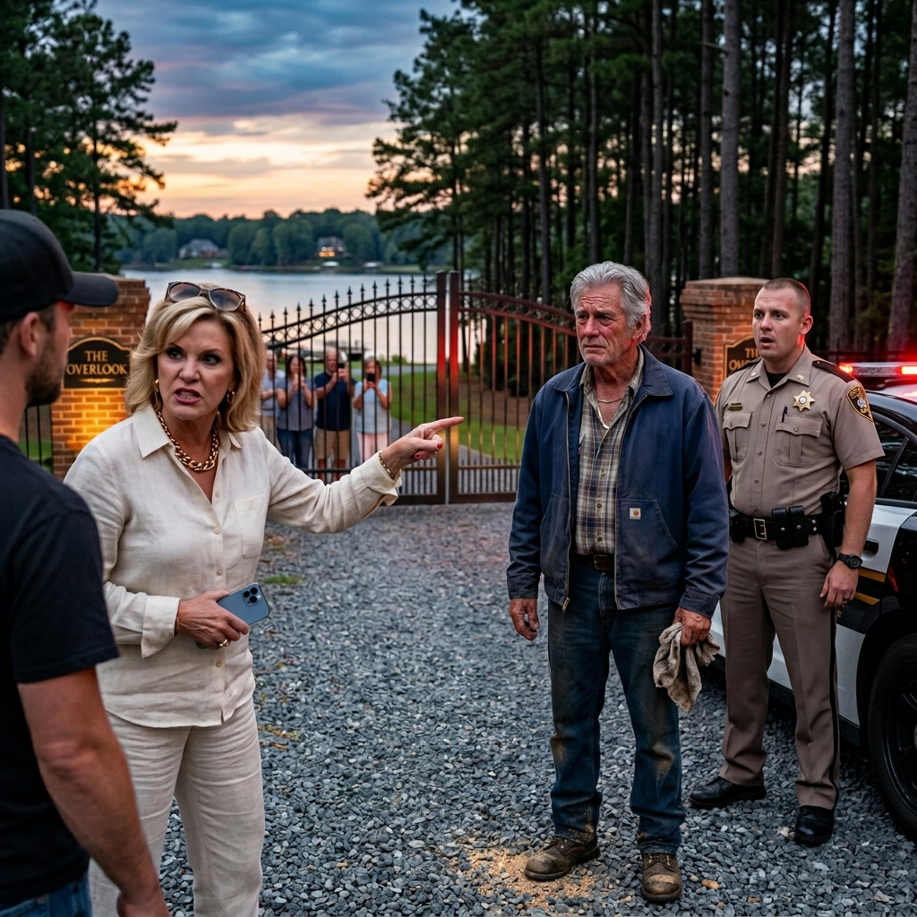 SHE SPENT MONTHS TRYING TO STEAL A WIDOWER’S LAKEFRONT PROPERTY USING HOA “AUTHORITY” — SHE DIDN’T KNOW WHO HE USED TO BE BEFORE RETIREMENT