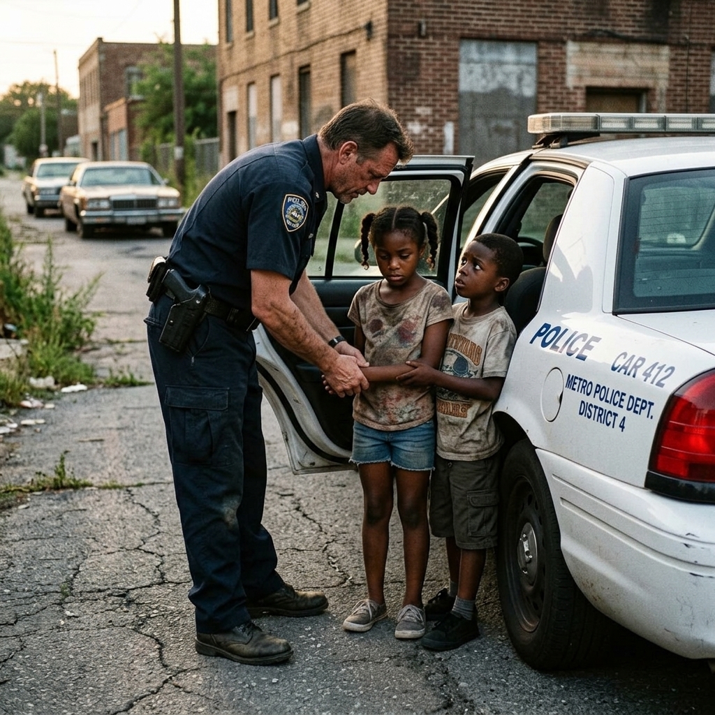 A POLICE OFFICER ACCUSES TWO INNOCENT BLACK KIDS of theft, HANDCUFFS them, and LEAVES them in a DEADLY hot car—then a SINGLE RECEIPT is found, but the officer REFUSES to believe it. WHAT REALLY HAPPENED? THE TRUTH NO ONE HAS TOLD YET!