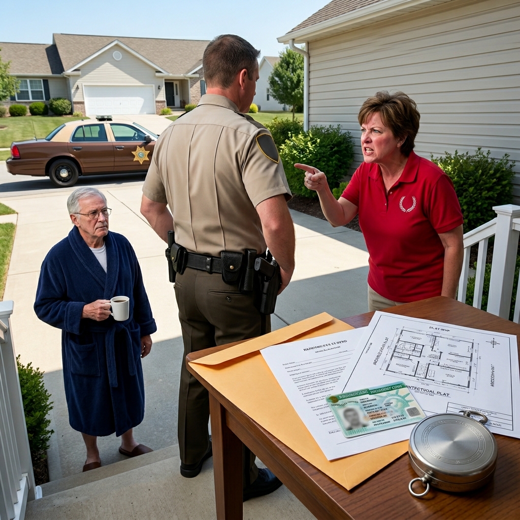 HER HOA FINED A 78-YEAR-OLD WIDOW $3,000 FOR A TRAIL THAT DIDN’T BELONG TO THEM — NOW THE NEW OWNER WAS STANDING IN THE CLUBHOUSE WITH A COURT ORDER AND A QUESTION THAT MADE THE WHOLE BOARD GO SILENT