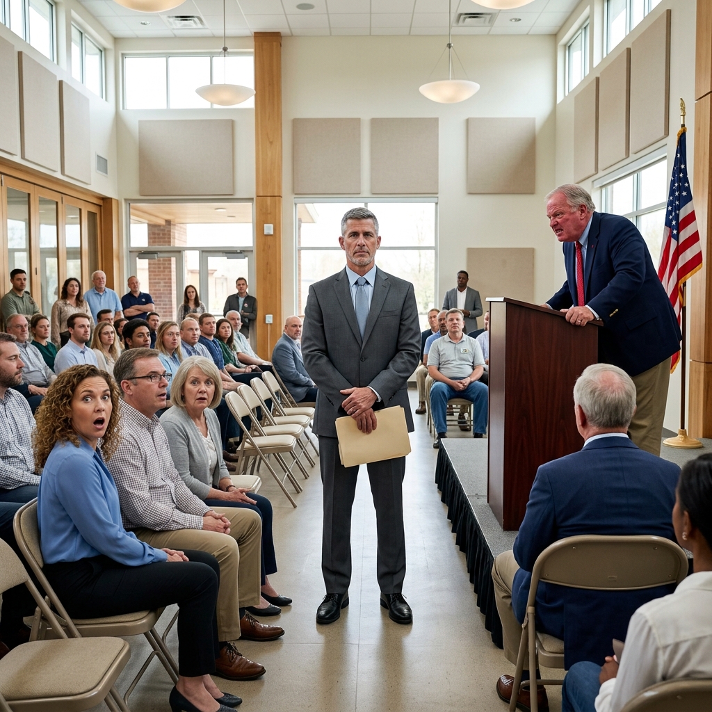 HE THREATENED TO BULLDOZE THE VETERANS HORSE RANCH IN FRONT OF THE SUMMER CAMP PARENTS BUT HE HAD NO IDEA WHO JUST BOUGHT HIS CONTRACT AND WHAT WAS WAITING INSIDE THAT FADED MANILA FOLDER