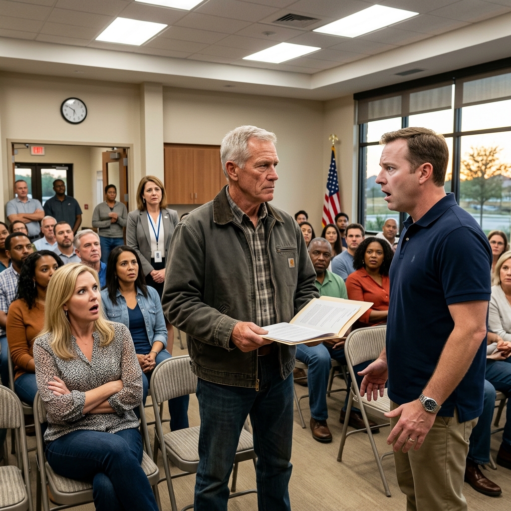 They cut down my privacy fence on a Tuesday morning without a word — contractors paid with HOA emergency funds — then my neighbor smiled and said I should thank him for improving my property. What happened at that emergency meeting changed everything for that neighborhood.