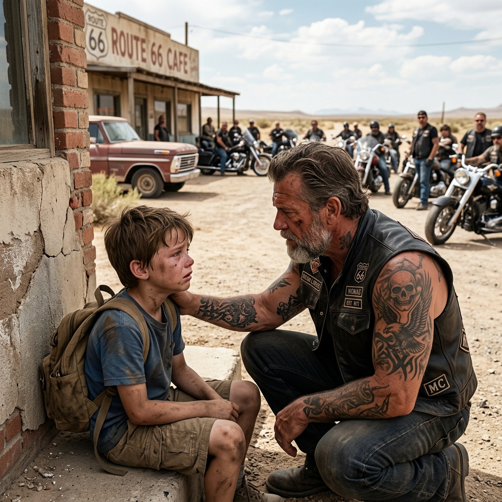 Boy Waited 3 Days for Someone to Pick Him Up — Then 500 Hells Angels Roared Into the Parking Lot 
