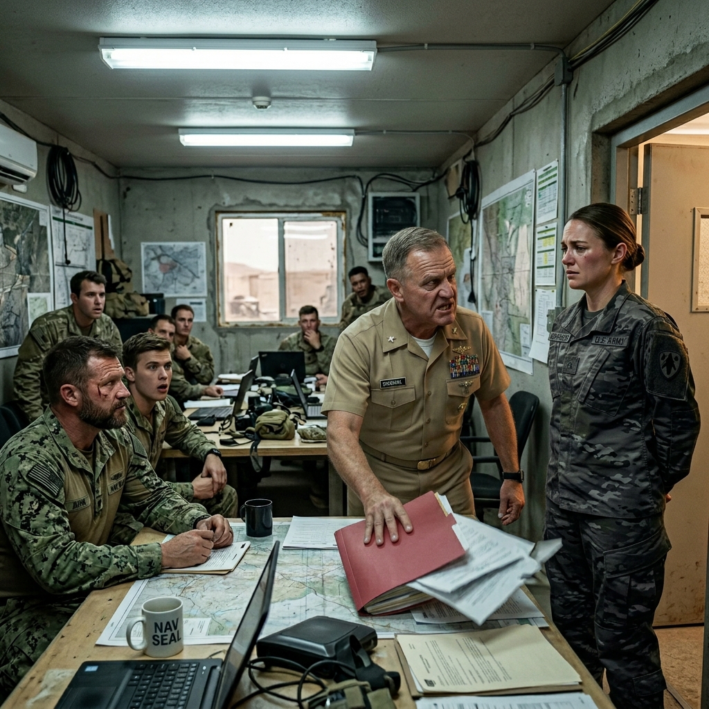 A room full of Navy SEALs went silent when the admiral said I couldn’t make the shot. I stood up and opened my father’s rifle case.