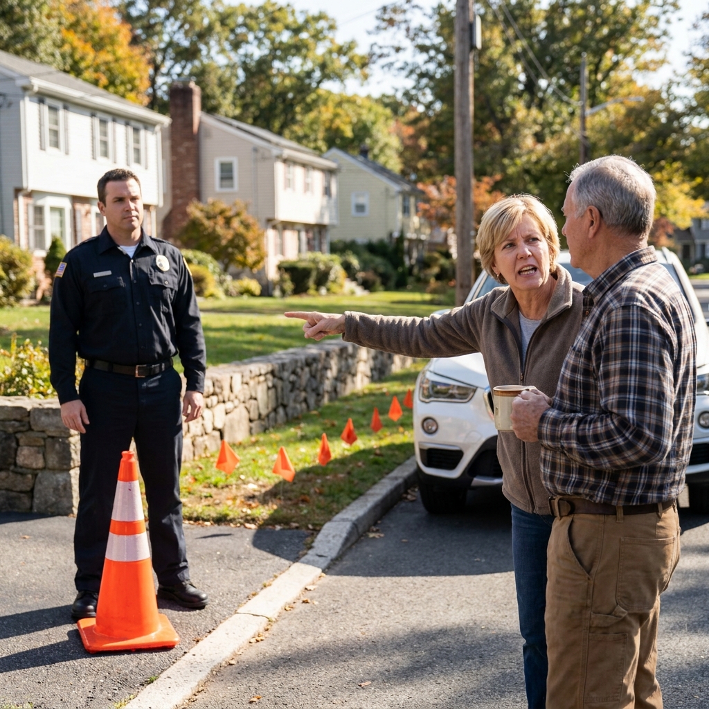 HOA Karen Blocked My Driveway Over a $79 Fine — Then Found Out I Was the Chief of Police