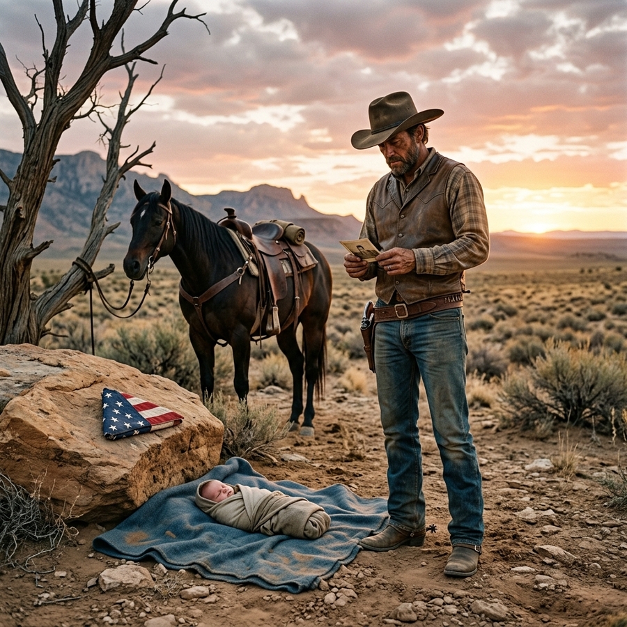 A Lone Cowboy Found an Abandoned Baby and a Heartbreaking Note — What He Did Next Was Unprecedented