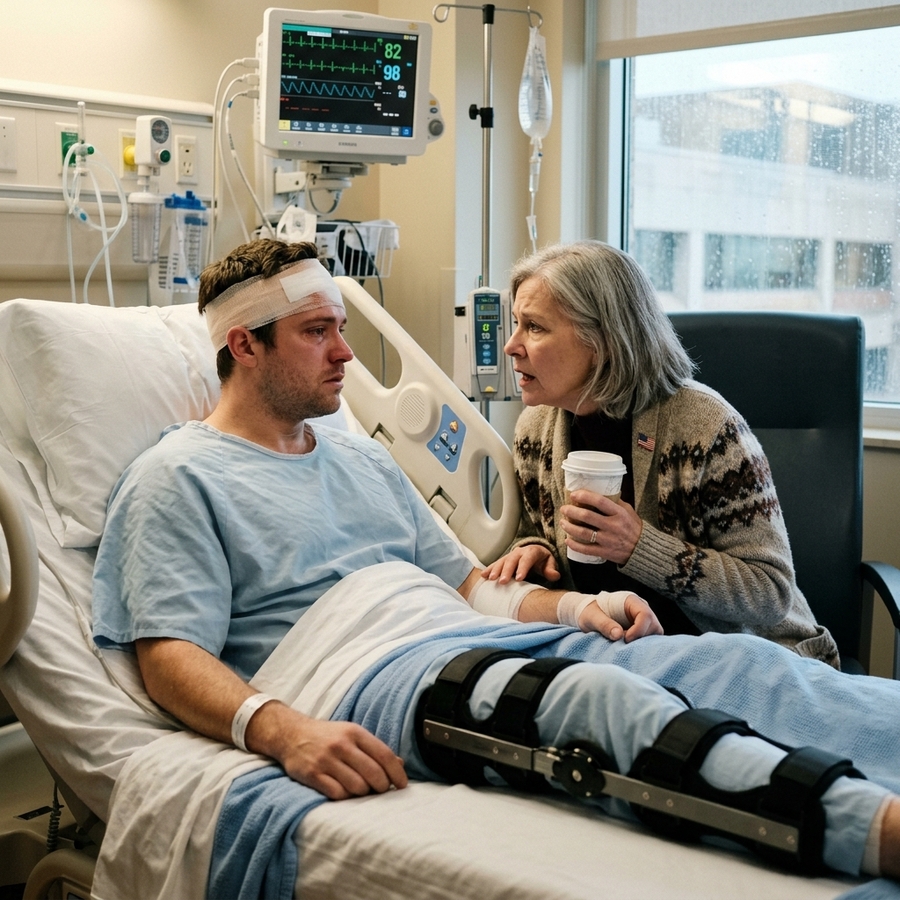 I Woke Up in the Hospital to My Ex’s Mother Whispering a Secret—Then a Detective Said My Accident Was No Accident