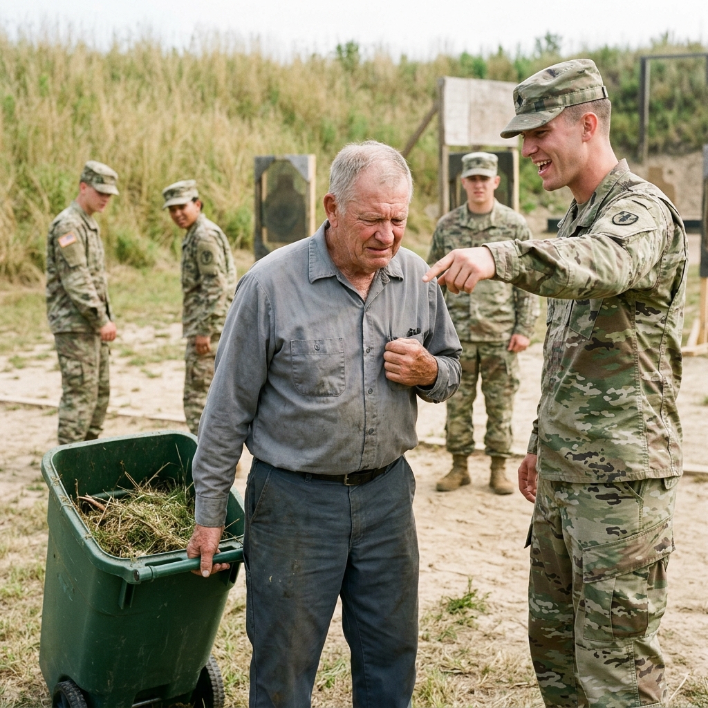 I faced twenty-six laughing snipers after the lead instructor told a four-star general I was just a senile grass-cutter. I touched my dented brass cartridge.