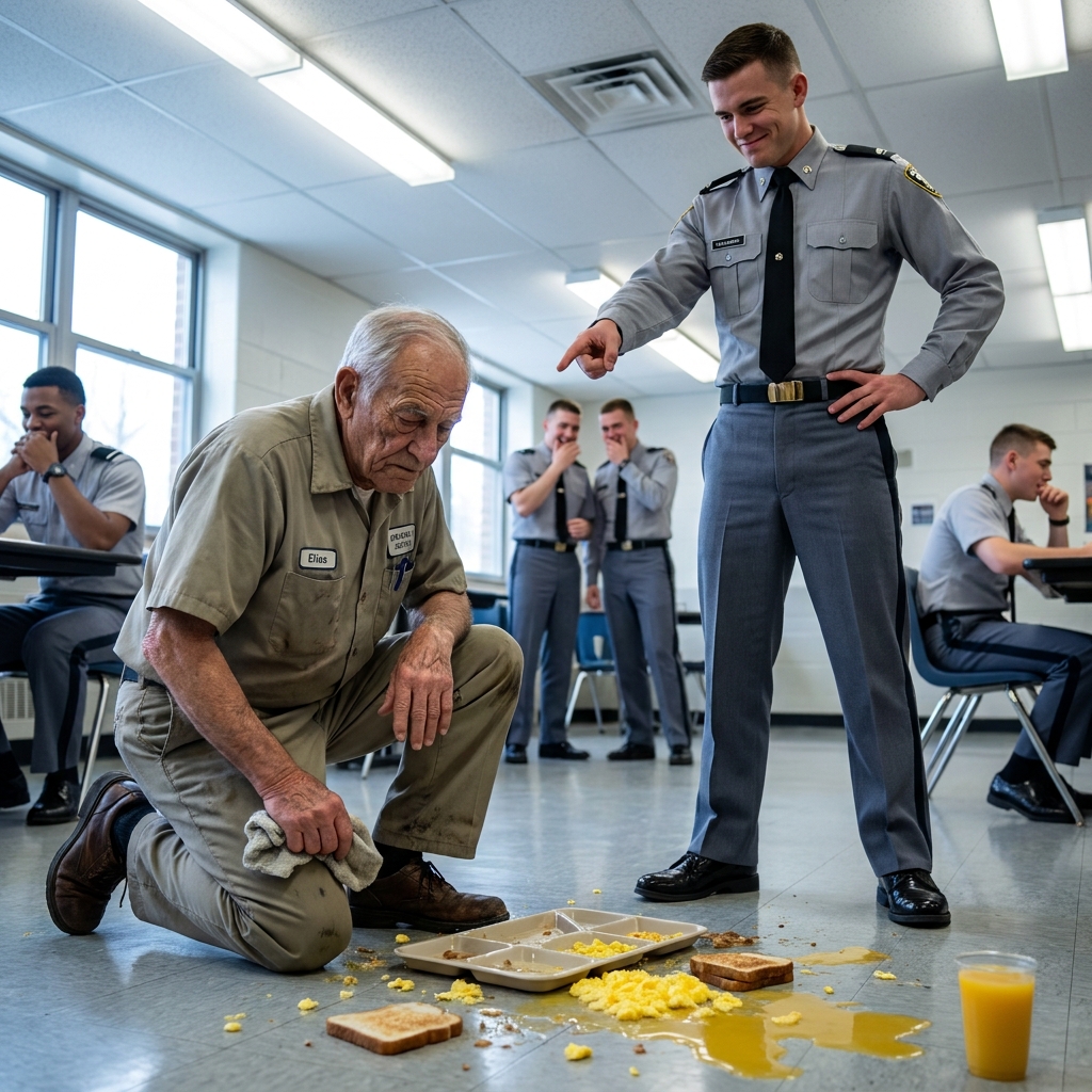 “They Left a Fake ‘Senior Custodial Commander’ Application on His Janitor Cart and Laughed — Then General Denning Saw the Tarnished Coin in His Hand and Ordered the Entire Hall Cleared.”