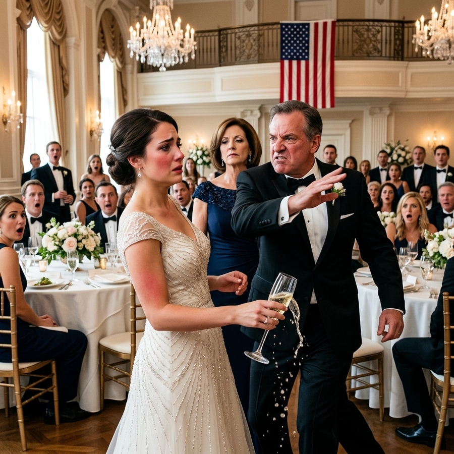 My Father Demanded My Penthouse and Slapped Me at a Wedding — He Didn’t Know I Was His Son’s Boss