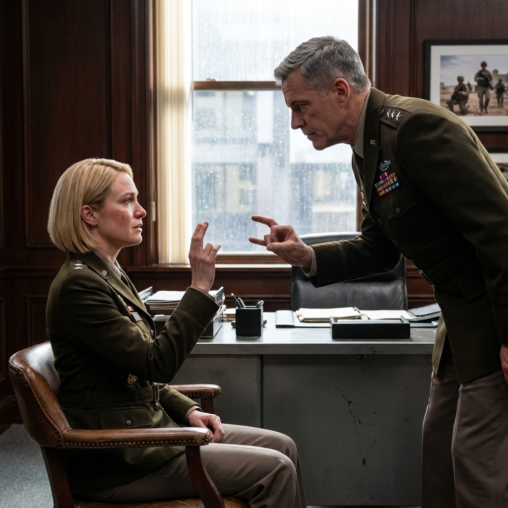 My general tested me with a classified SEAL hand signal during a security review. My left hand answered before my brain could stop it. He dropped his coffee mug and whispered: “How in God’s name do you know that signal?”