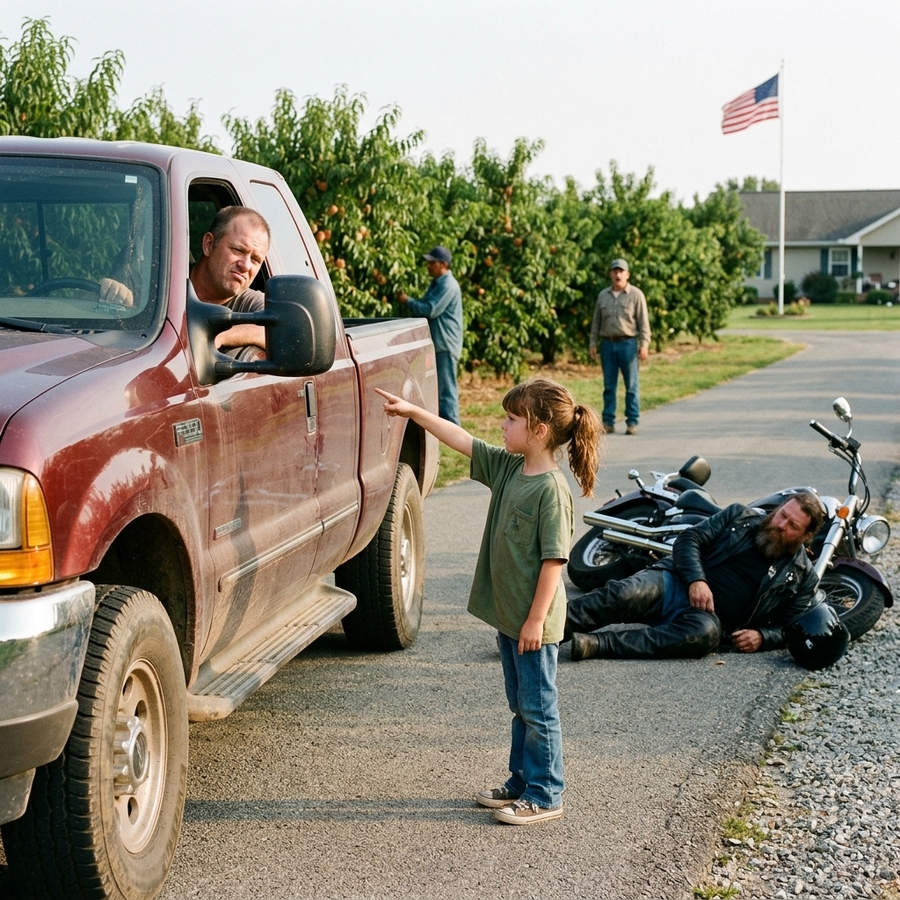 I Crashed My Harley, Left to Die on an Empty Road—Then a 7-Year-Old Girl Appeared, and What 300 Hells Angels Did Next Still Haunts Me