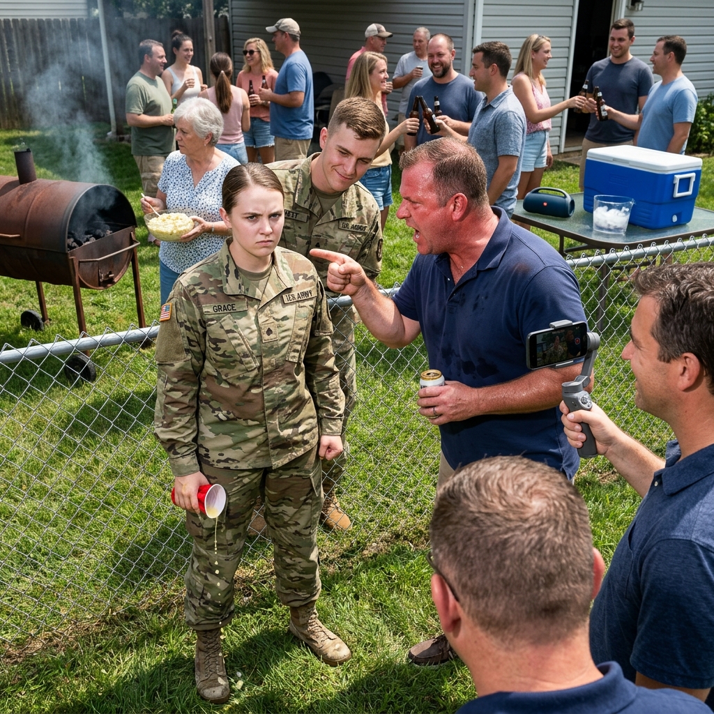 Her Dad Mocked Her ‘PAPER JAM’ Job on LIVE TV — But When the BLACK OPS TEAM Arrived, the Backyard Went Silent
