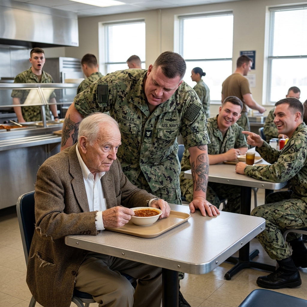 Miller leaned over my table and asked what rank an old man could be. The Admiral’s salute told him I was the last one standing from an 11-man team.
