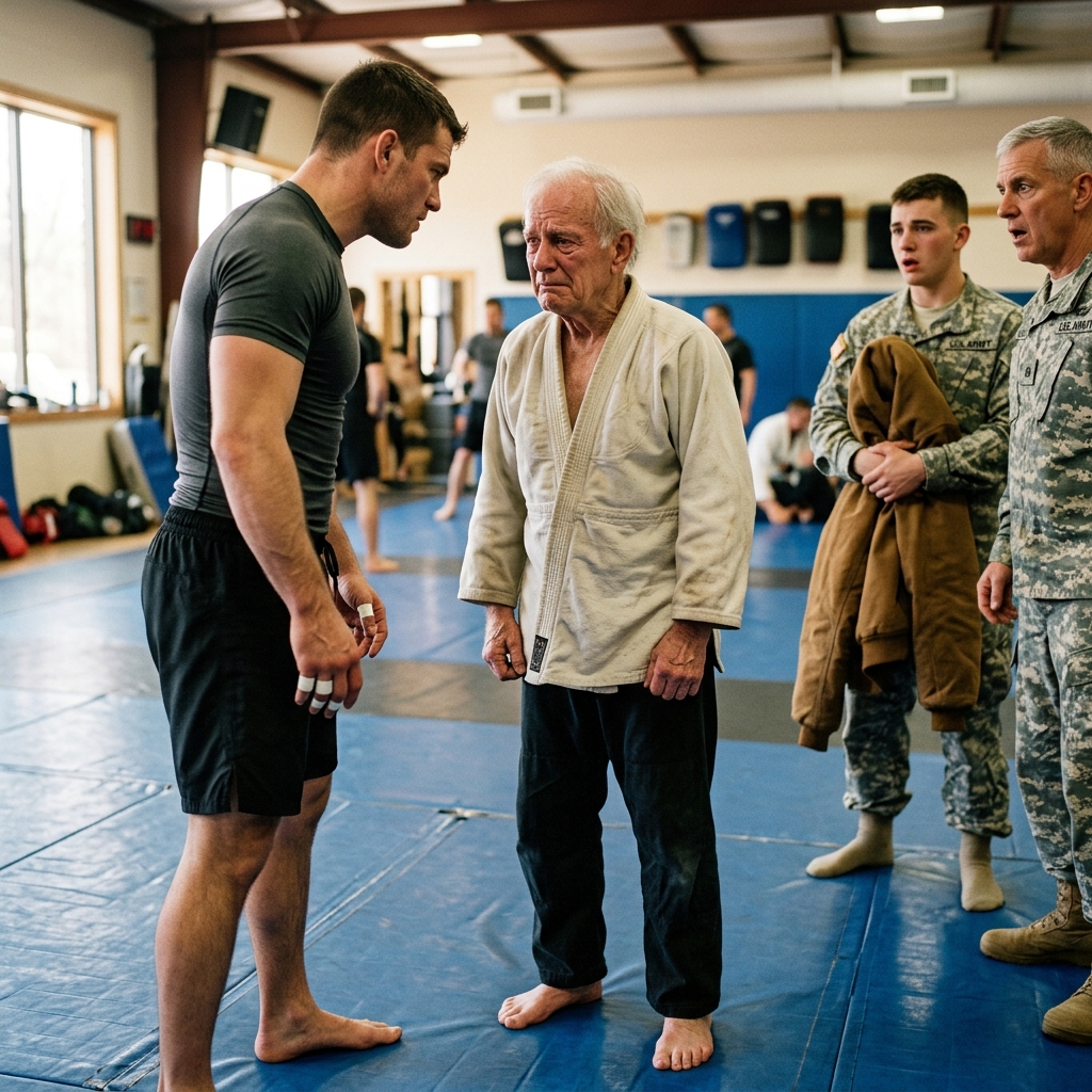 “Sit Down Before You Pull Something, Pops” — Old Recon Marine Took Down the 14-0 Champion 5 Times