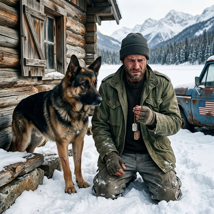 A Homeless Navy SEAL Inherited a $50 Cabin—But When His Dog Started Digging, They Uncovered a 40-Year-Old Secret