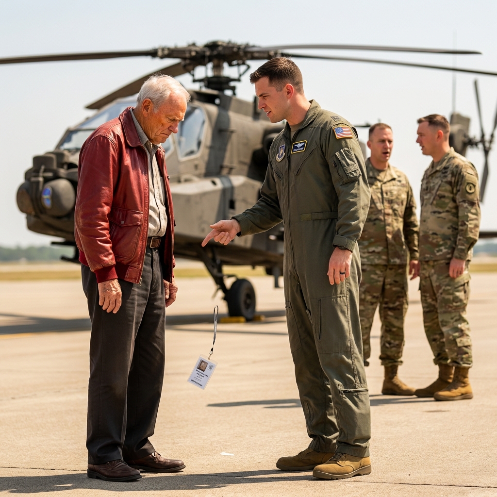 My captain dared me to start the Apache as a joke while his officers laughed. When the blades began to spin, I heard the radio crackle — “the ghost is in the seat.”