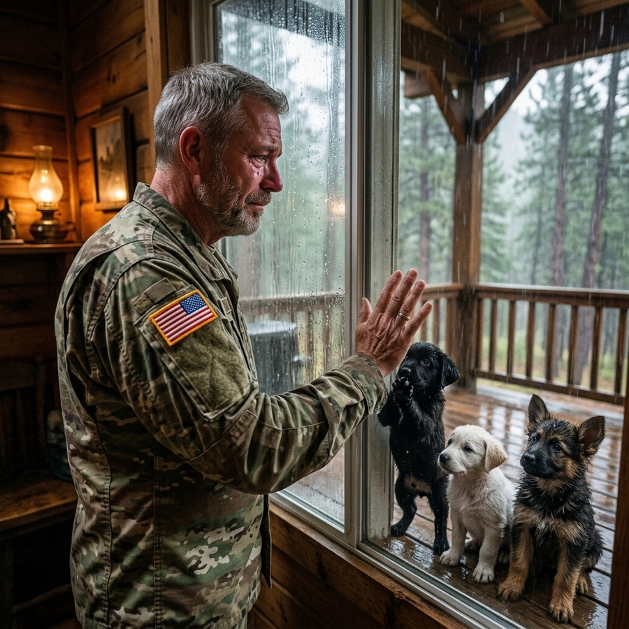 The Navy SEAL Veteran Only Wanted Peace And Solitude, But Fate Gave Him 3 Little German Shepherd Friends— What Happened Next Will Melt Your Heart