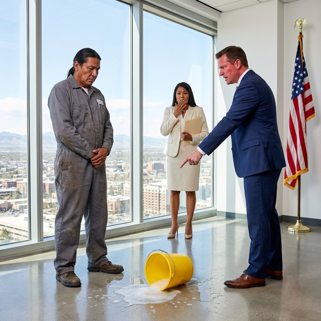 “Clean it up, Blackwood. And this time, try not to miss the corners like you missed every other opportunity in your life.” He was just a janitor emptying the trash, but when the billionaire CEO saw the name on his application, her blood ran cold—because twenty years ago, this man was destined to change the world.