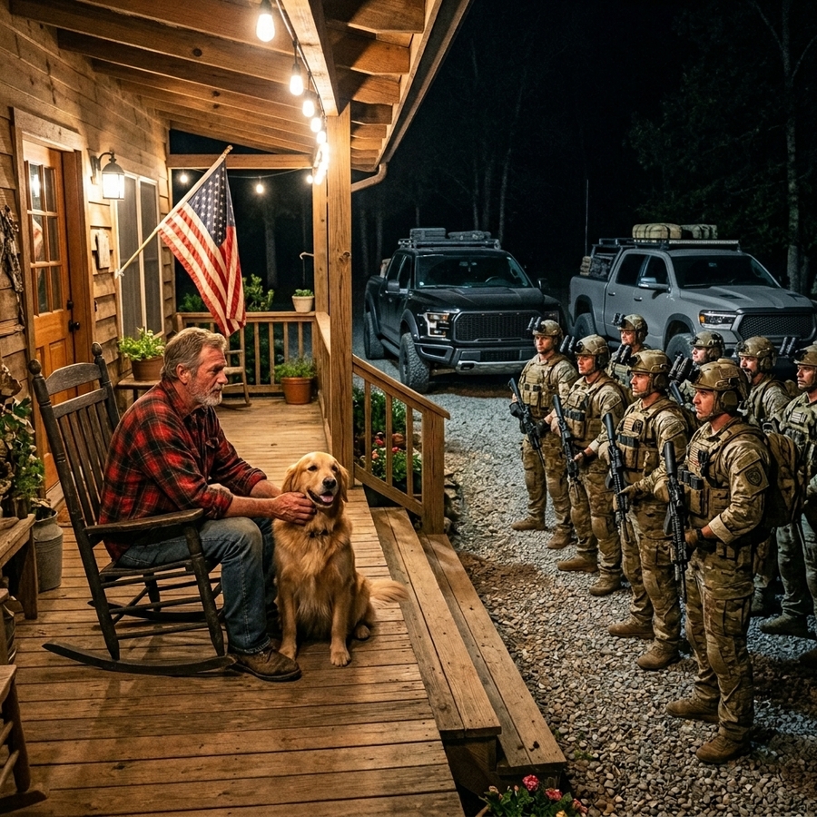 Everyone Thought He Was Just a Stubborn Old Farmer — Until 10 Navy SEAL Teams Pulled Up to His Farmhouse and Called Him “Master Chief”