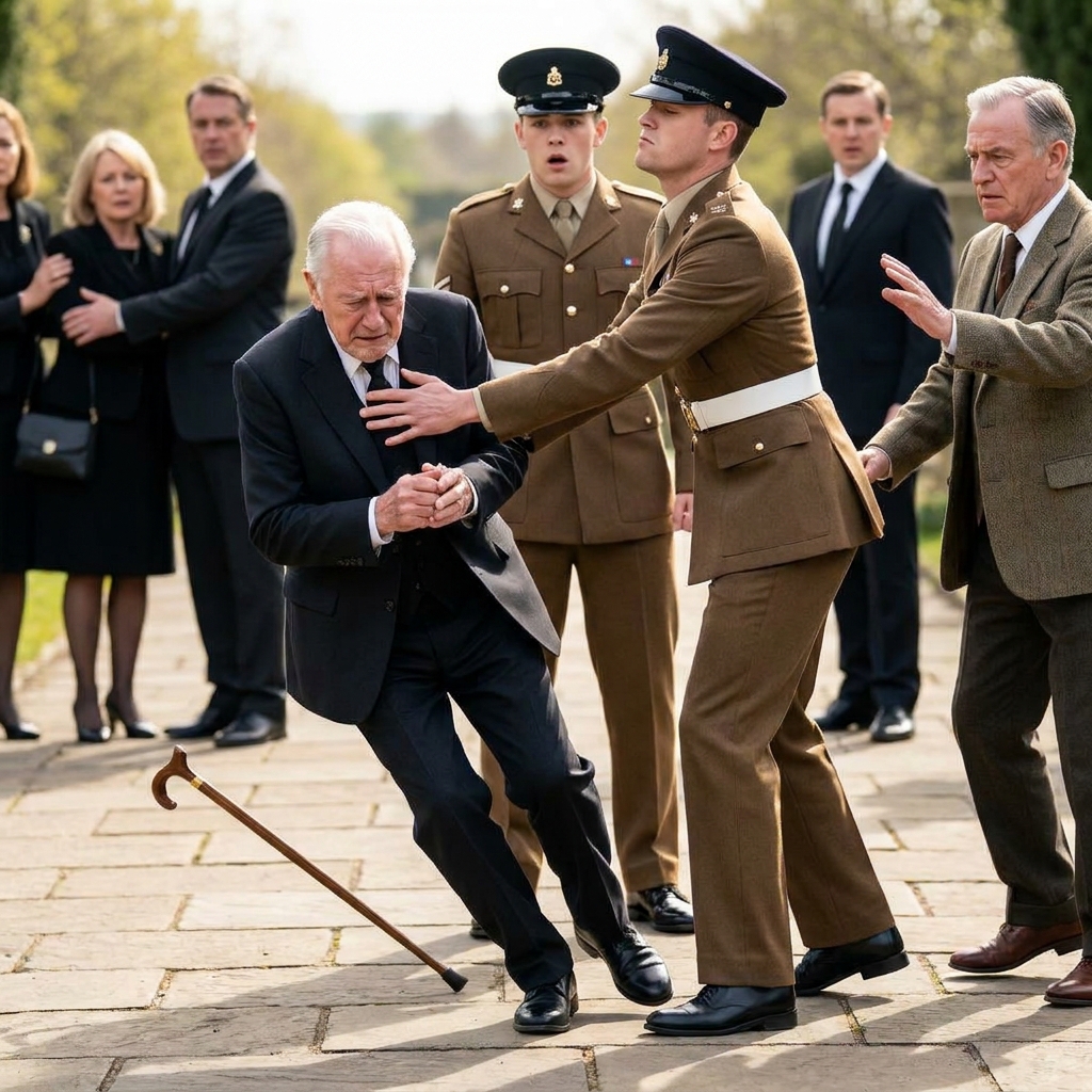 The honor guard shoved my grandfather away from the casket and told him he didn’t belong there. Then a four-star general landed a helicopter on the lawn and saluted him in front of everyone.