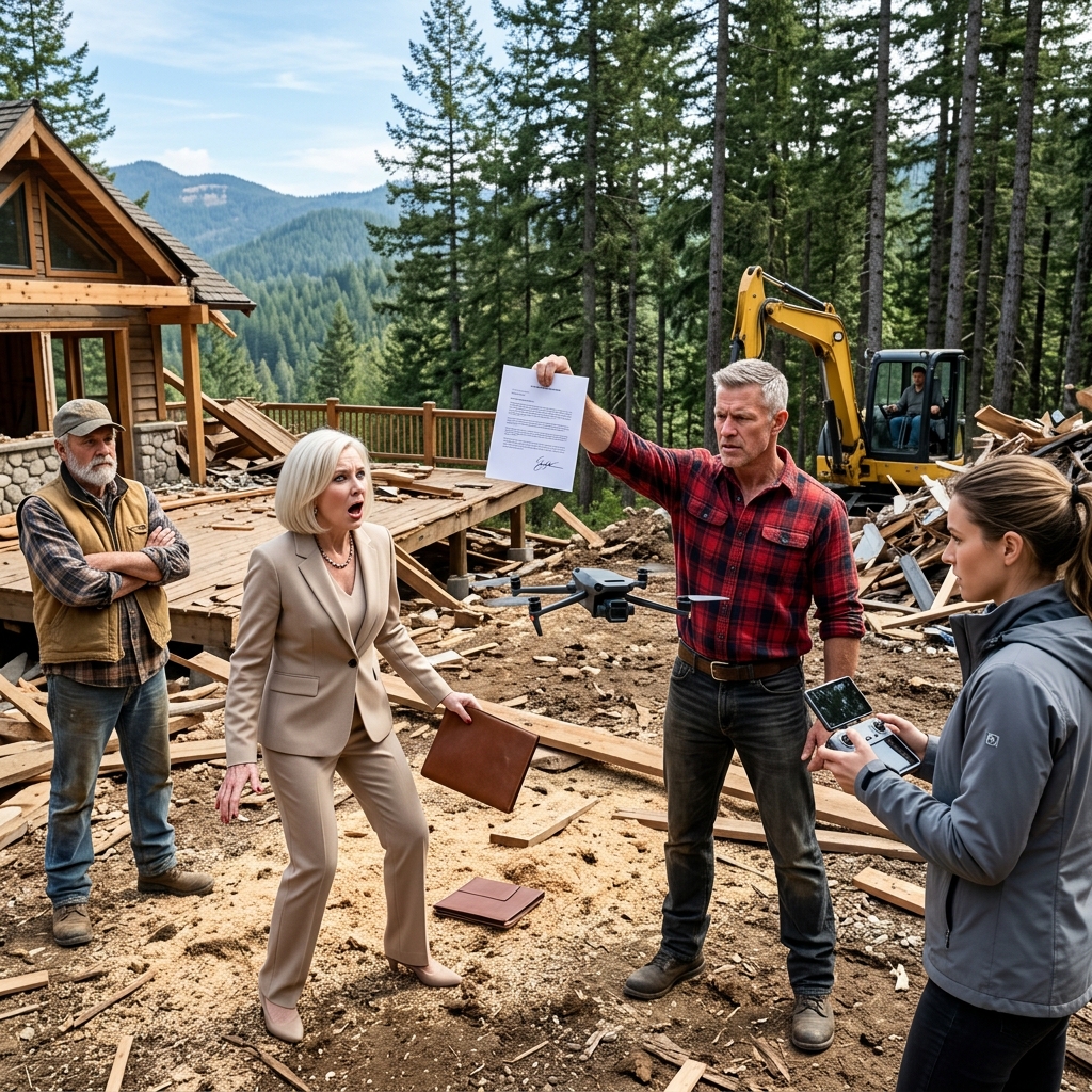 She shoved a FORGED CONTRACT in my face, not knowing I was recording — my HOA president built a $600k home on my property.