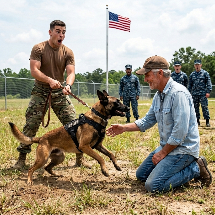 The Navy Seals Called The K9 Dog A Failure — Until The Old Farmer Called Him By His Real Name, And Watched A Shattered War Hero Finally Come Home