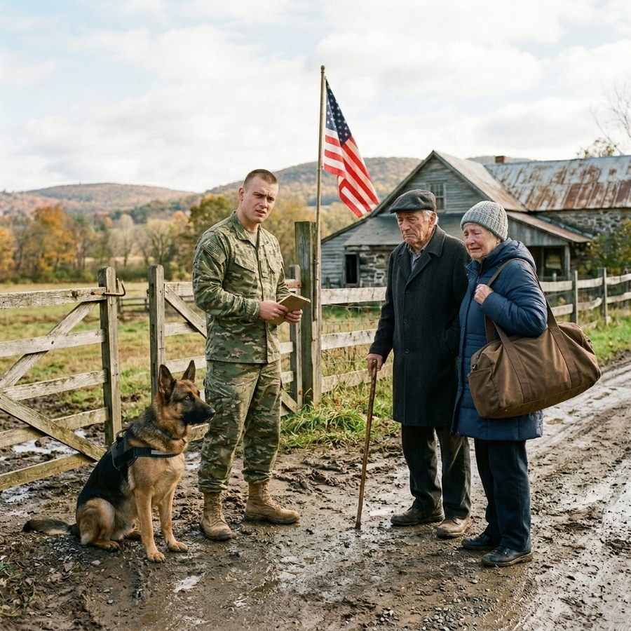An Elderly Couple Begged To Sleep In The Barn To Escape A Nightmare—What The Navy Seal And His Loyal Dog Did Next Gave Two Forgotten Seniors A New Family