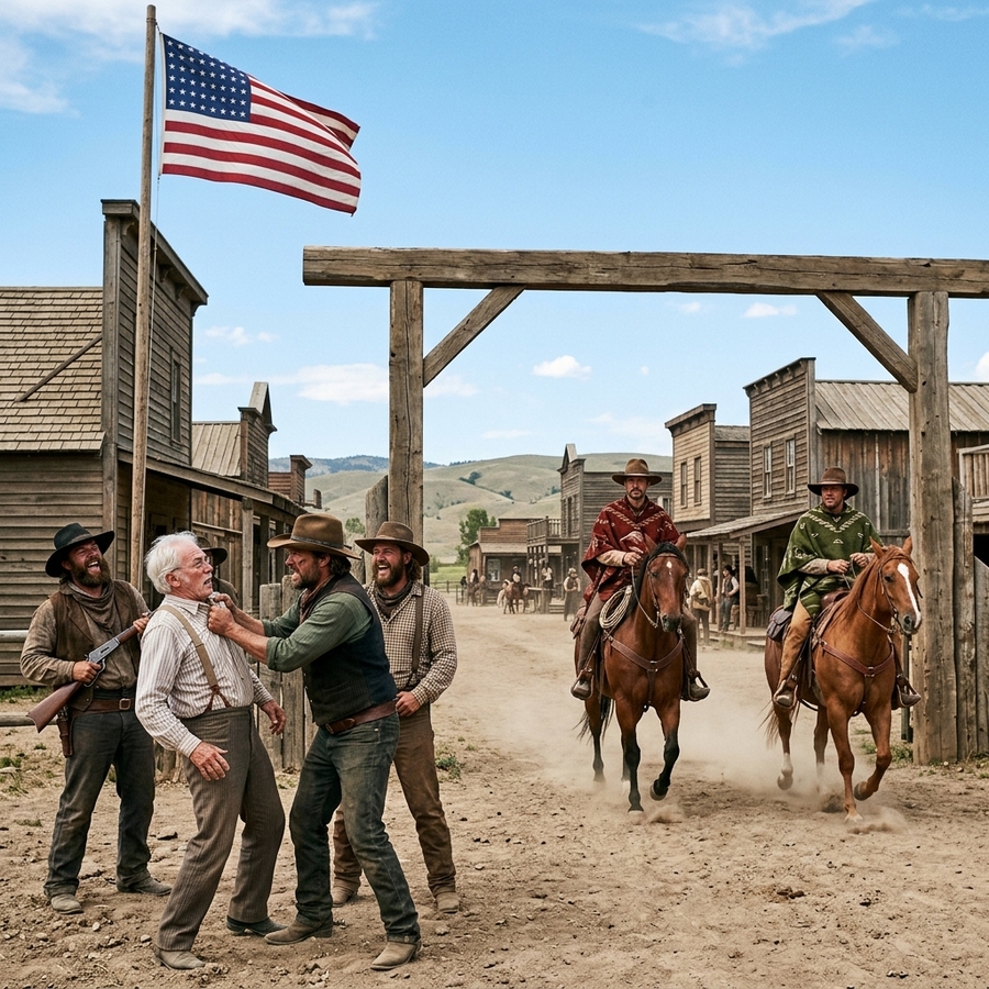 The Bastards Thought They Could Steal The Ranch From An Old Man Like Me— Until My Two Sons Rode Home Wearing Colors That Meant Revenge