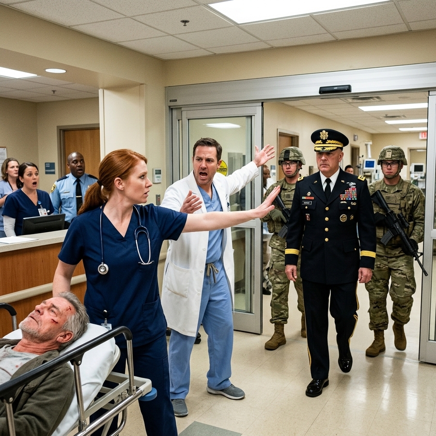 He Humiliated Me in Front of the Entire ER and Called Me “Just a Nurse” — Then a 4-Star General Arrived and Destroyed His Career