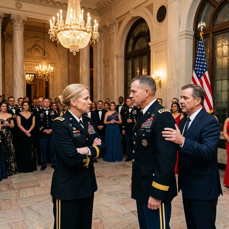 He Called Me ‘Sweetheart’ and Sent Me to Wait with the Aides—Then My Security Detail Cleared the Entire Ballroom