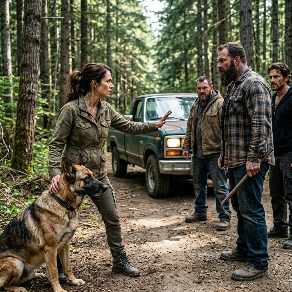 SHE POINTED AT MY SERVICE DOG AND SAID “THAT MUTT’S GOING TO THE FIGHTING RING” — THEN MY HAND CLOSED AROUND HIS THROAT — WHAT DID THEY FIND IN THE BACK OF HIS TRUCK?