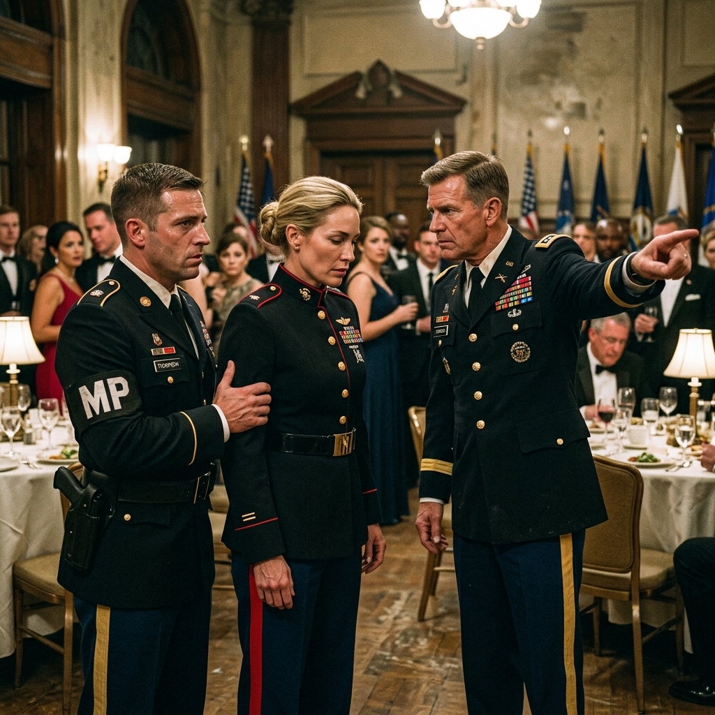AN ARMY CAPTAIN HUMILIATED ME IN FRONT OF HUNDREDS OF DIGNITARIES — BUT WHEN THE MILITARY POLICE READ MY NAME, THE ENTIRE ROOM FROZE. HERE’S HOW IT WENT DOWN.