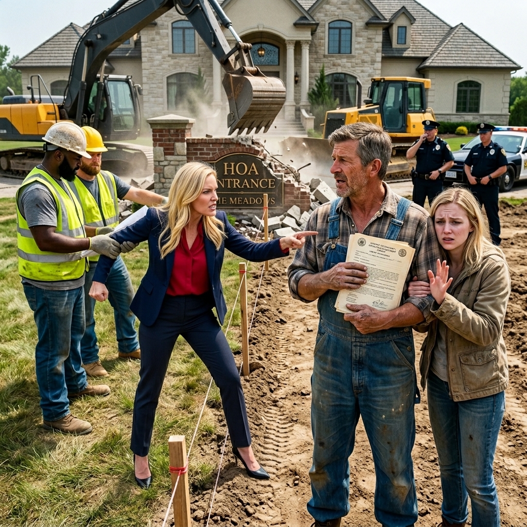 My HOA president flooded my farm and fined me thousands