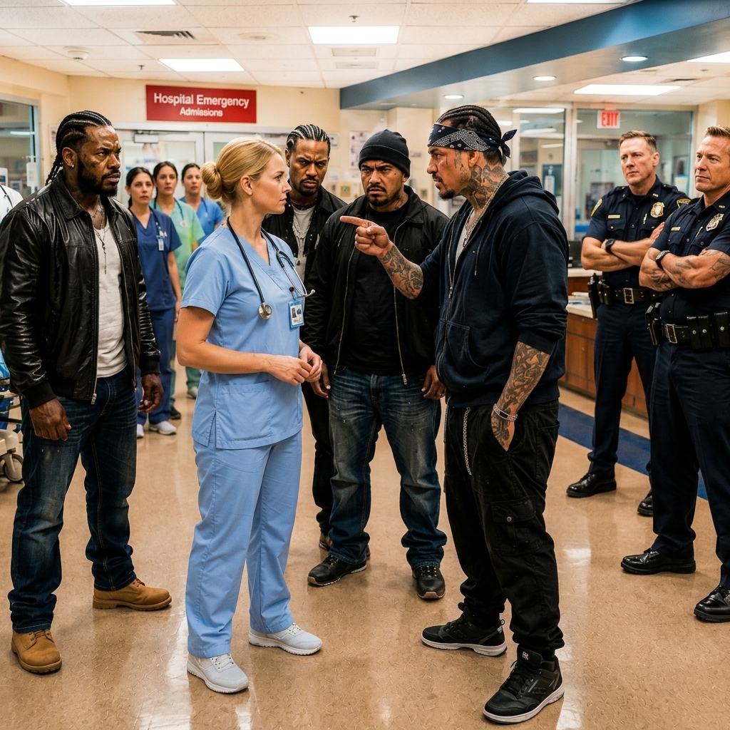 The hospital administrator reassigned me for “causing friction” after I stood up to a violent gang — he thought I was just a stubborn nurse he could silence. Then the FBI arrested him in the hallway, and the board chair read my full personnel record. Her hands were shaking by page three.