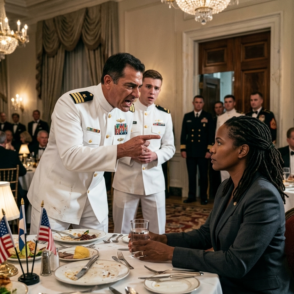 A Navy SEAL  Called Me a Stray in Front of 300 People at a Military Gala — Then Four Four-Star Generals Walked in and Saluted Me.