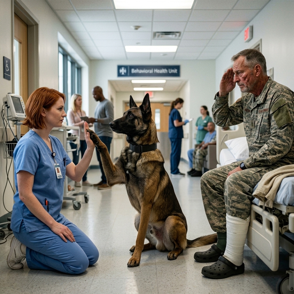 The Hospital Director Tried to Destroy My Career for Protecting a Veteran’s Service Dog — She Didn’t Know the DoD Was Already Watching. When Colonel Webb Walked In, Her Career Ended.