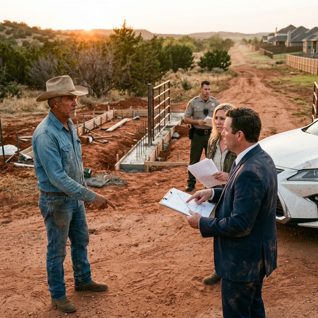 My HOA president built a locked gate across my private ranch road and called the sheriff on me. When the deputy read my 1981 property deed, he handed me bolt cutters instead.