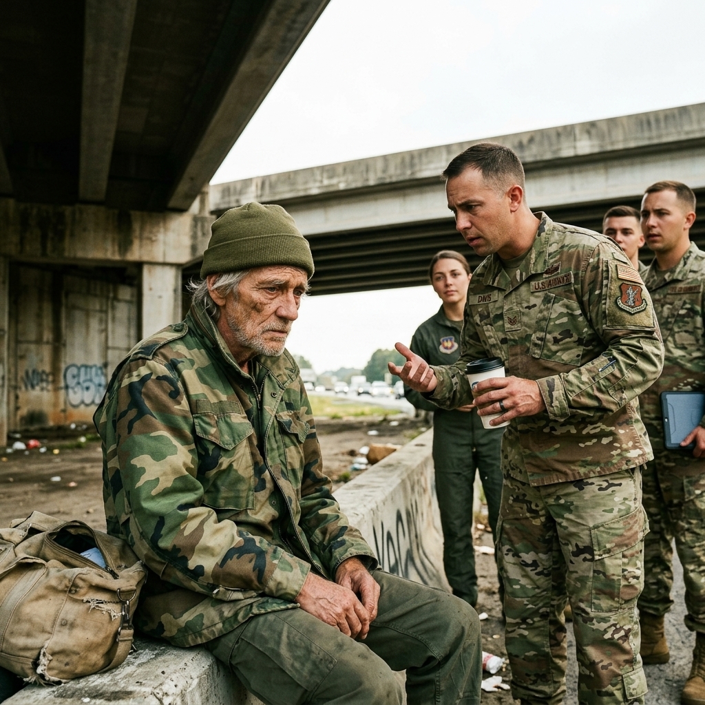 Maintaining complete composure under humiliating insults — an invisible hero finally spoke two words that made a Staff Sergeant freeze in terror.