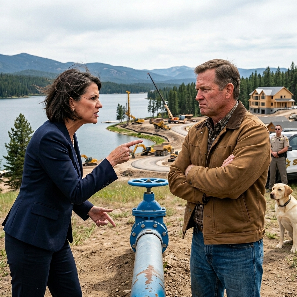 The HOA president fired warning shots at my ranch for her new $24M resort—but she didn’t realize her entire project depended on my family’s original 1948 water rights.