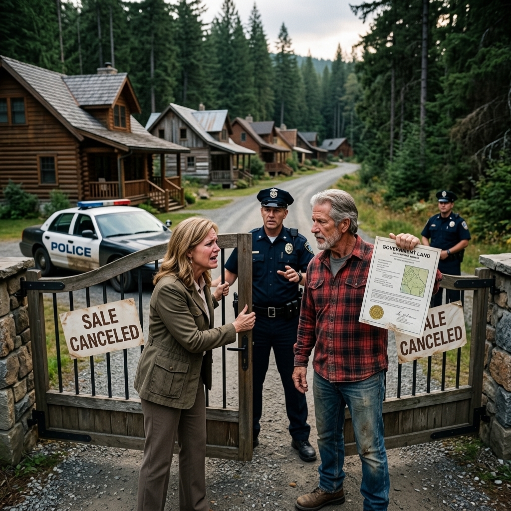 The HOA president built 50 cabins worth $30M on my forest —when they started closing the sales, I took every single one.