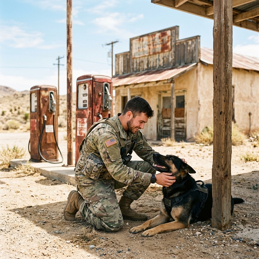 A Navy SEAL Found A Dying Dog In The Desert. He Didn’t Know The Tattoo In Its Ear Would Lead Him Straight Back To His Lost Brother