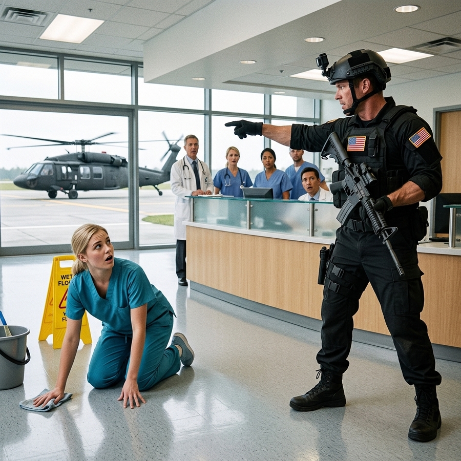 They Called Me the Supply Nurse — But When a Black Hawk Landed on the Roof, the Special Ops Captain Whispered My Real Rank