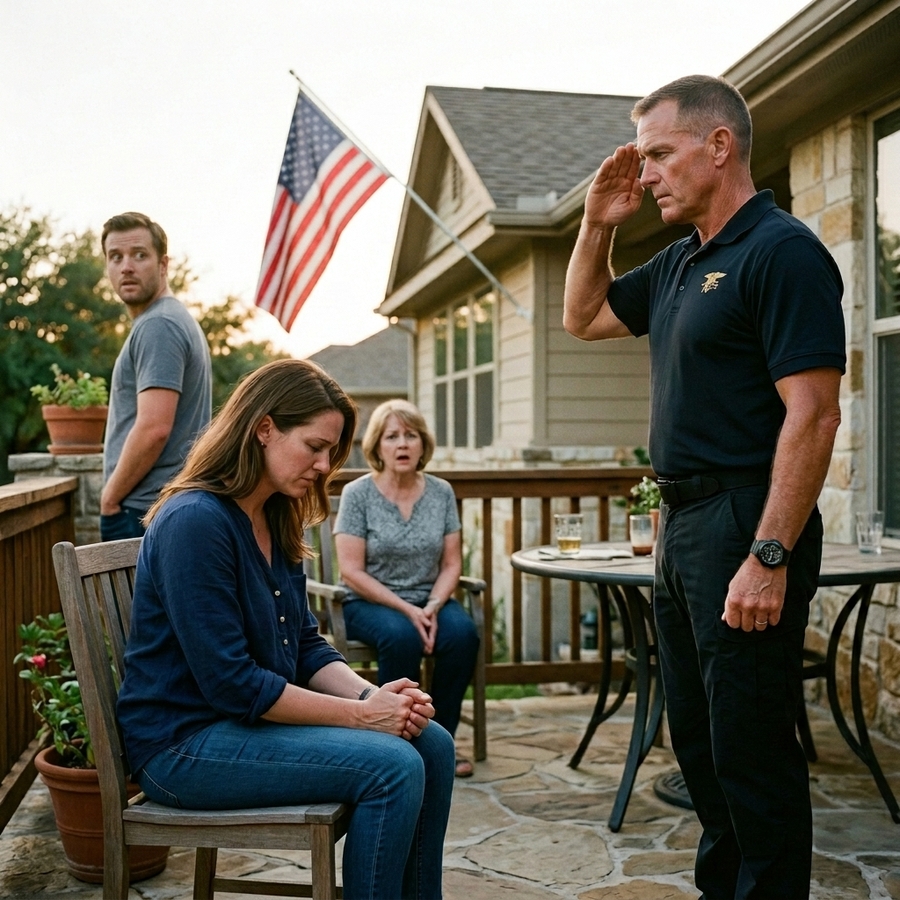 They Thought I Was Nobody And Looked Down on Me at the Family BBQ— Until a Navy SEAL Whispered “Hades” and Saluted Me