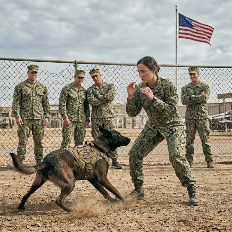 They Unleashed Their Deadliest Dog to Break Me — Until I Whispered Two Words and the Entire Unit Went Still