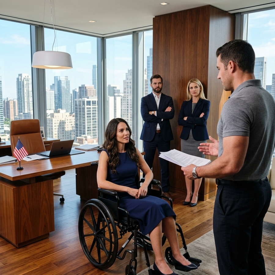 The CEO on the Wheelchair Drove Away 11 Assistants in 10 Months—Then a Single Dad With a 7-Year-Old Showed Up and Did The Impossible