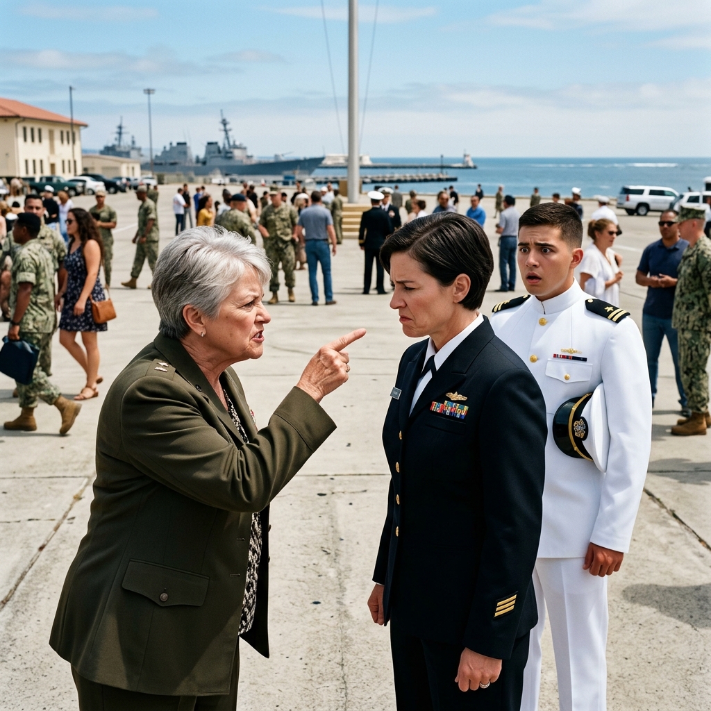 My family mocked my desk job at a Navy ceremony — then a 3-star General saluted me.