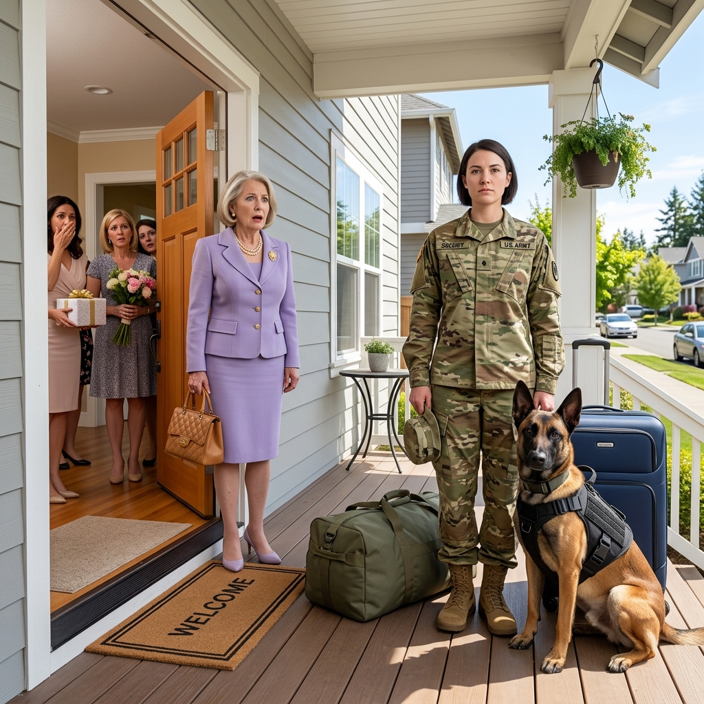 She forced me to choose: her or the dog. Forty minutes later, her suitcase was neatly placed outside the door, 30 guests were screaming in terror, and I calmly closed the door.