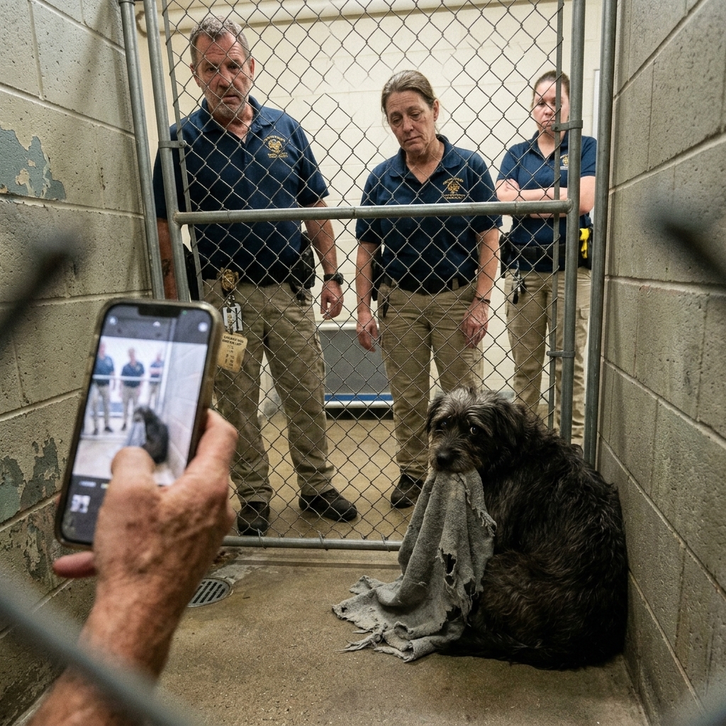 I Came to the Shelter Fully Ready to Take Home the Gentlest, Friendliest Dog in the Building—But the Quiet One Hidden in the Last Kennel Was Guarding an Old Blanket So Fiercely That Three Staff Members Suddenly Stopped Smiling the Moment I Asked About It