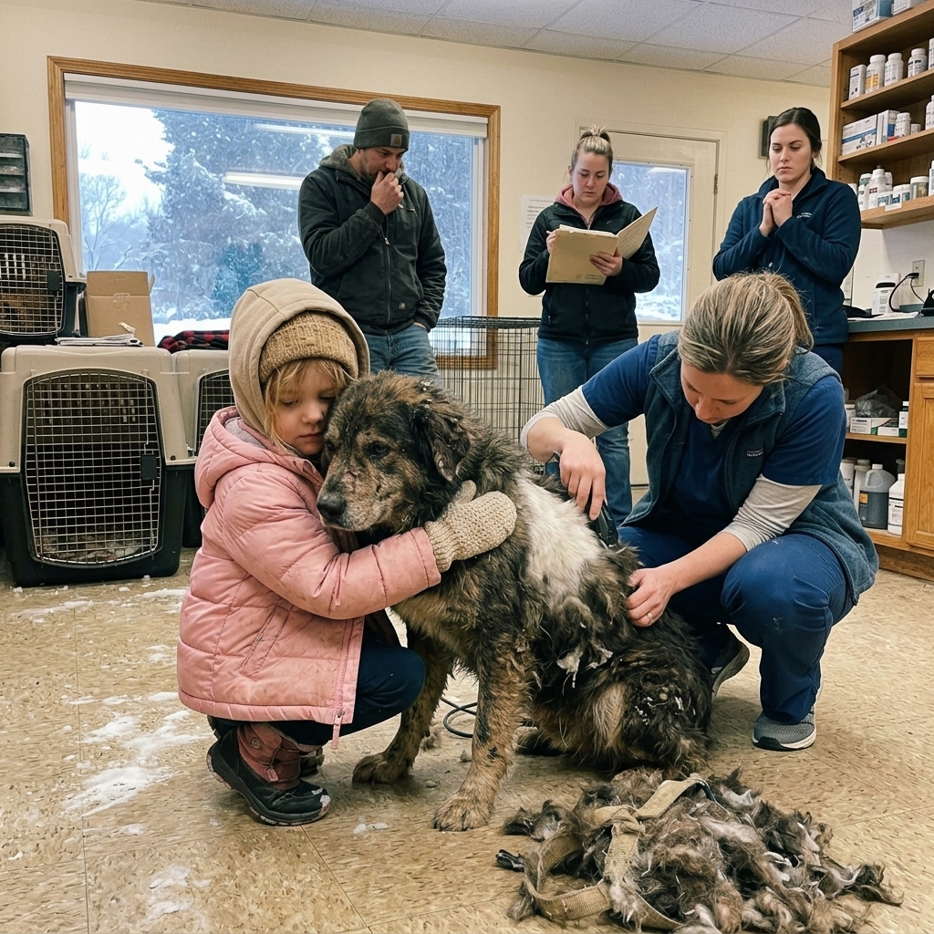WHOLE STORY: In the middle of a freezing blizzard night, a terrified mother rushed into the vet clinic dragging a dying stray dog no one wanted — but when the surgeon began to operate, the machine flatlined every time they tried to separate her 5-year-old from the animal.